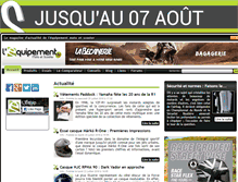 Tablet Screenshot of lequipement.fr